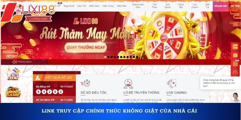 Vì sao cần truy cập  đúng link vào Lixi88?